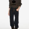 Brinley Denim-Hose mit hoher Taille Brinley Denim-Hose mit hoher Taille