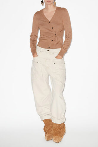 Carline Strickjacke mit Zopfmuster