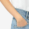 Casablanca Armband aus goldfarbenem Messing
