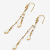 Casablanca Goldfarbene Ohrringe mit Quasten Casablanca Goldfarbene Ohrringe mit Quasten