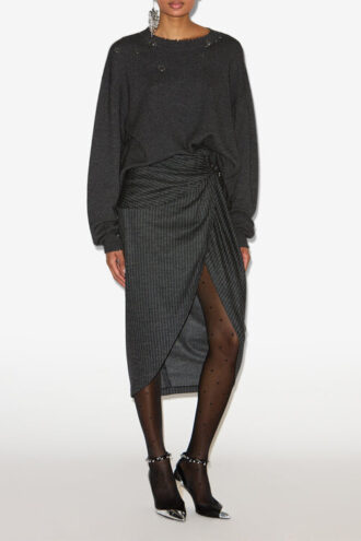 Cassandre Wollpullover mit Ringen