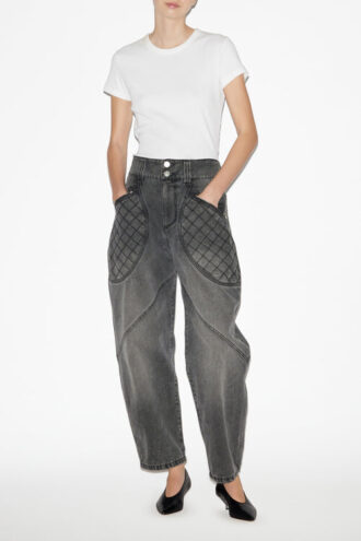 Catarina Denim-Jeans mit gesteppten Details
