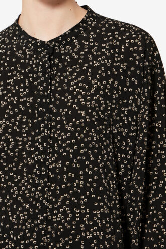 Catchell Fließende Bluse mit Origami-Print