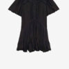 Celyana Kurzes gerafftes Baumwollkleid Celyana Kurzes gerafftes Baumwollkleid