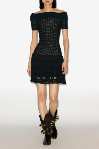Charlotte Kurzes Häkelkleid