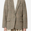 Charlyne Jacke aus karierter Schurwolle Charlyne Jacke aus karierter Schurwolle