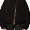 Charone Kurzer Parka mit Kunstfellfutter Charone Kurzer Parka mit Kunstfellfutter