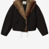Charone Kurzer Parka mit Kunstfellfutter Charone Kurzer Parka mit Kunstfellfutter