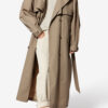 Chilma Gestreifter Baumwoll-Trenchcoat