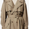 Chilma Gestreifter Baumwoll-Trenchcoat