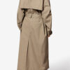 Chilma Gestreifter Baumwoll-Trenchcoat