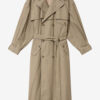 Chilma Gestreifter Baumwoll-Trenchcoat