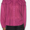 Christa Baumwollbluse mit Raffungen Christa Baumwollbluse mit Raffungen