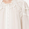 Christa Baumwollbluse mit Raffungen Christa Baumwollbluse mit Raffungen