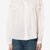 Christa Baumwollbluse mit Raffungen Christa Baumwollbluse mit Raffungen