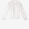 Christa Baumwollbluse mit Raffungen Christa Baumwollbluse mit Raffungen