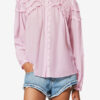 Christa Bluse aus Baumwollvoile mit Rüschen Christa Bluse aus Baumwollvoile mit Rüschen