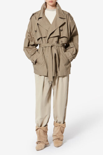 Claya gestreifte Baumwolljacke