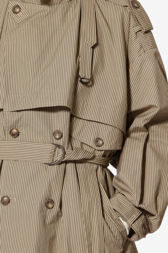 Claya gestreifte Baumwolljacke