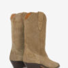 Cowboystiefel aus gewaschenem Kalbswildleder Cowboystiefel aus gewaschenem Kalbswildleder