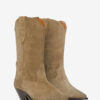 Cowboystiefel aus gewaschenem Kalbswildleder Cowboystiefel aus gewaschenem Kalbswildleder