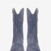 Cowboystiefel aus gewaschenem Kalbswildleder Cowboystiefel aus gewaschenem Kalbswildleder