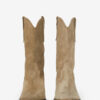 Cowboystiefel aus gewaschenem Kalbswildleder Cowboystiefel aus gewaschenem Kalbswildleder