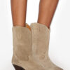 Cowboystiefel aus gewaschenem Kalbswildleder Cowboystiefel aus gewaschenem Kalbswildleder