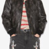 Crisley Bomberjacke aus Kunstleder