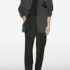 Curtis Strickjacke aus Wolle und Baumwolle mit Logo Curtis Strickjacke aus Wolle und Baumwolle mit Logo