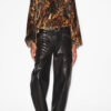 Dabia Top aus bedrucktem Samt Dabia Top aus bedrucktem Samt