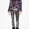 Dabia Top aus bedrucktem Samt Dabia Top aus bedrucktem Samt