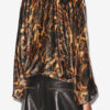 Dabia Top aus bedrucktem Samt Dabia Top aus bedrucktem Samt