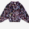 Dabia Top aus bedrucktem Samt Dabia Top aus bedrucktem Samt