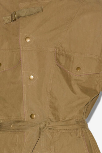 Dahona Zweifarbiger Jumpsuit aus knackiger Baumwolle