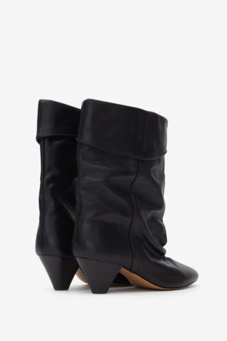Dalby Draped Lederstiefel