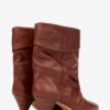 Dalby Draped Lederstiefel
