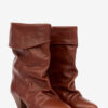 Dalby Draped Lederstiefel