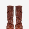 Dalby Draped Lederstiefel
