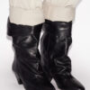 Dalby Draped Lederstiefel