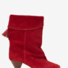 Dalby Drapierte Wildleder-Stiefel aus Kalbsleder Dalby Drapierte Wildleder-Stiefel aus Kalbsleder