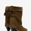 Dalby Drapierte Wildleder-Stiefel aus Kalbsleder Dalby Drapierte Wildleder-Stiefel aus Kalbsleder