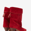 Dalby Drapierte Wildleder-Stiefel aus Kalbsleder Dalby Drapierte Wildleder-Stiefel aus Kalbsleder