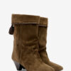 Dalby Drapierte Wildleder-Stiefel aus Kalbsleder Dalby Drapierte Wildleder-Stiefel aus Kalbsleder
