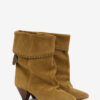 Dalby Drapierte Wildleder-Stiefel aus Kalbsleder Dalby Drapierte Wildleder-Stiefel aus Kalbsleder