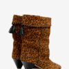 Dalby Stiefel aus drapiertem Wildleder Dalby Stiefel aus drapiertem Wildleder