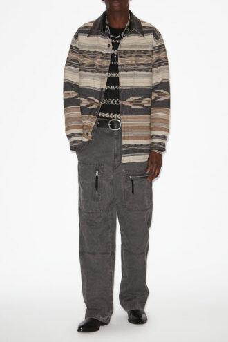 Dalton Jacke aus Wollmischung mit Muster