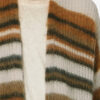 Danah Gestreifter Mohair-Cardigan