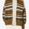 Danah Gestreifter Mohair-Cardigan