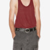 Darius Gestreiftes Leinen-Tanktop